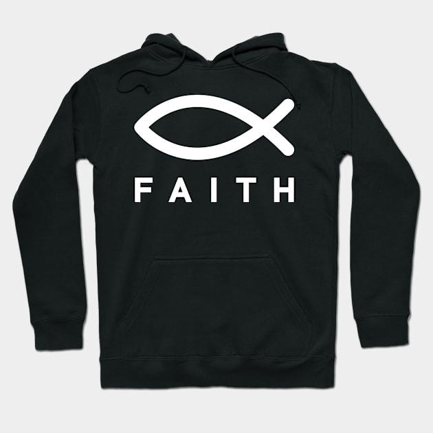 FAITH - Fish Symbol Hoodie by Rusty-Gate98